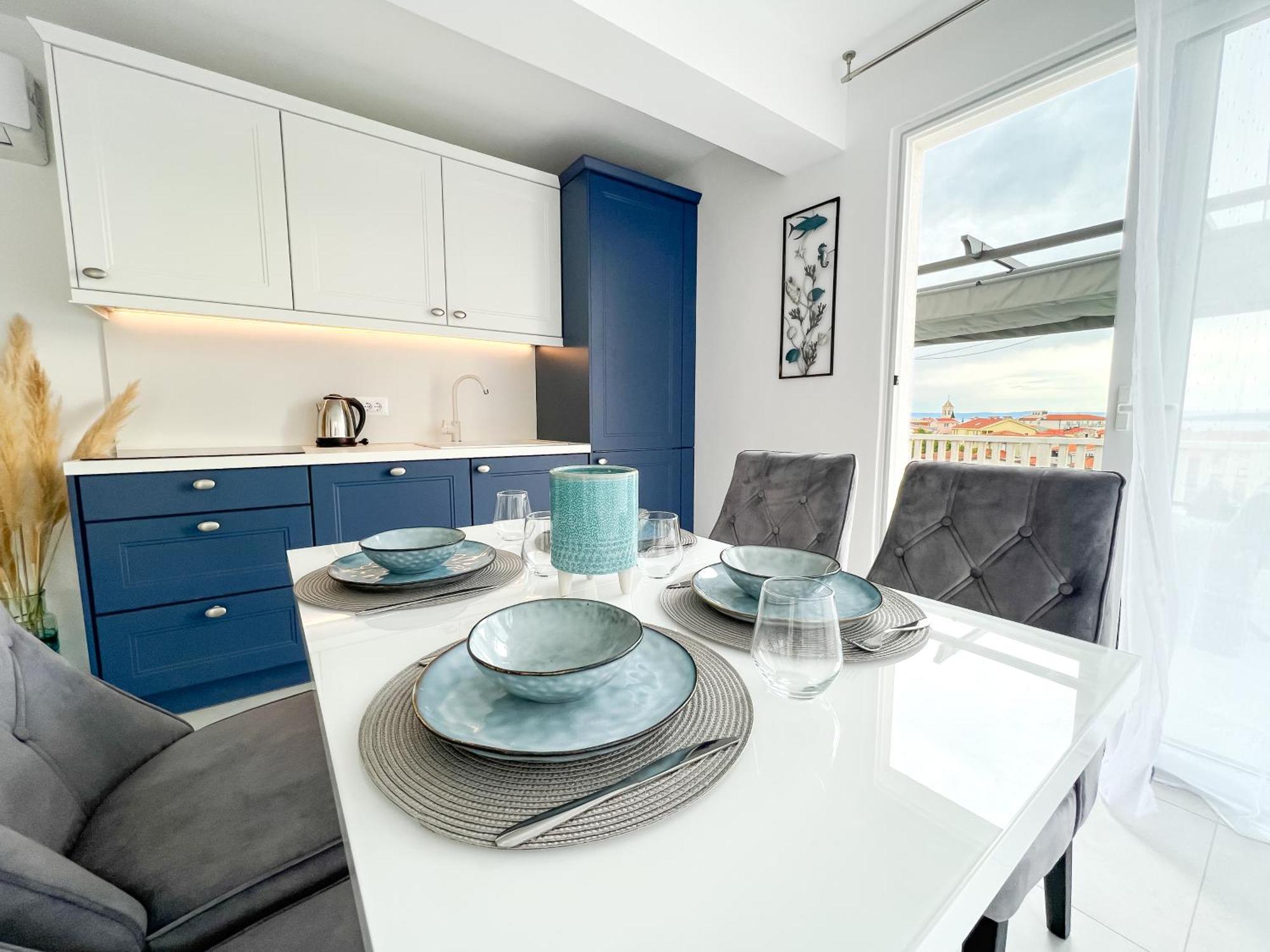 Apartments Larus Baška Voda Extérieur photo