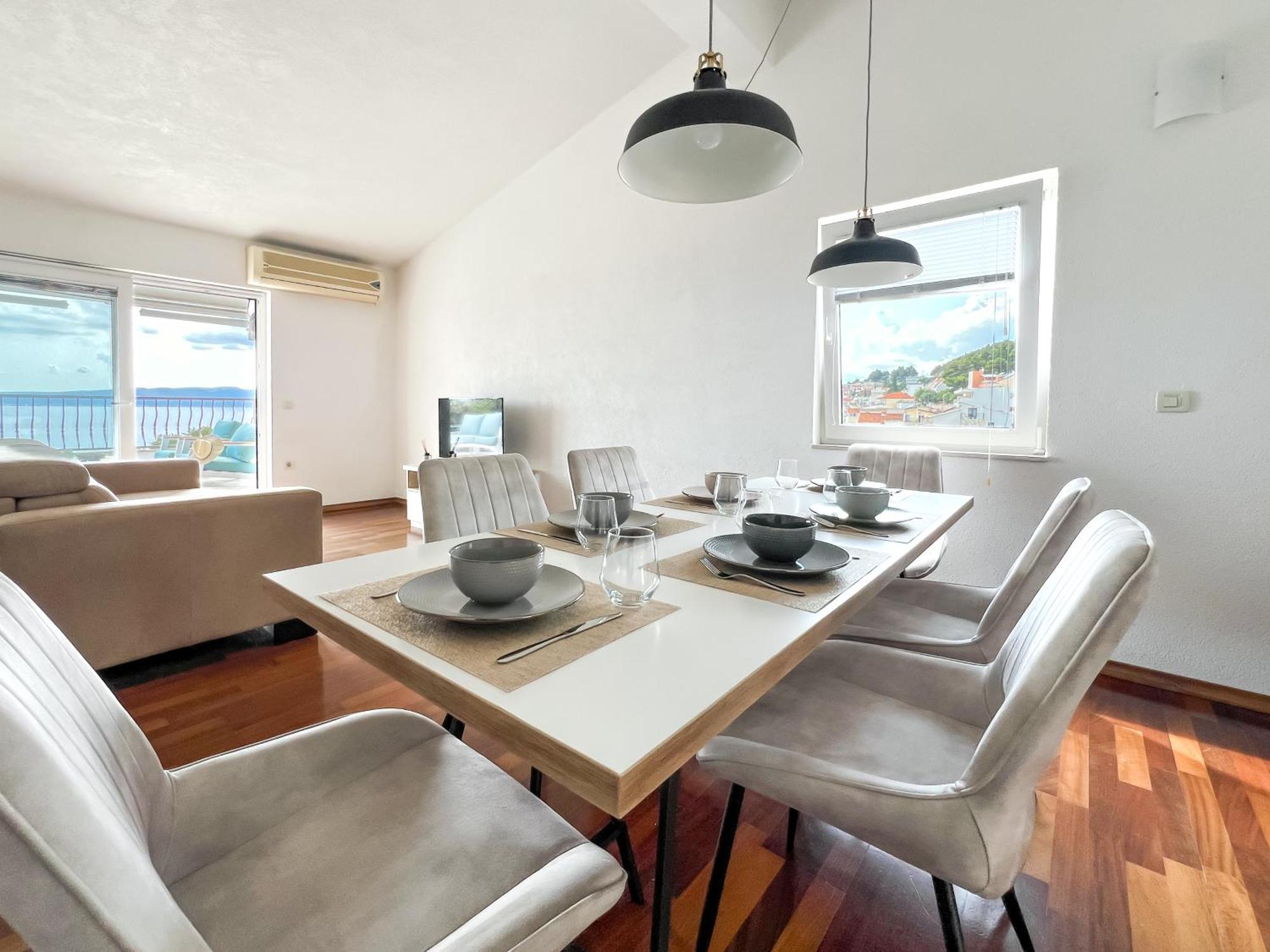 Apartments Larus Baška Voda Extérieur photo